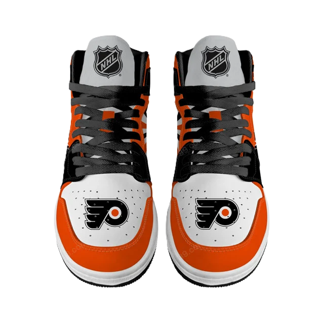 LIMITED EDITION - NEW CUSTOMIZED NHL27 PD FLYERS AIR JORDAN SNEAKERS