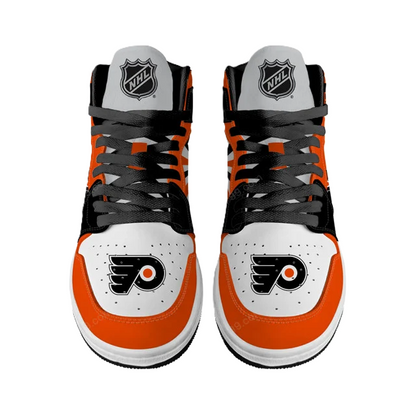 LIMITED EDITION - NEW CUSTOMIZED NHL27 PD FLYERS AIR JORDAN SNEAKERS