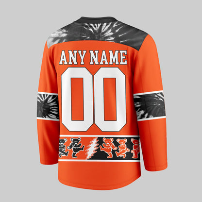 [SUPER SALE] NEW CUSTOMIZED NHL27 PPF PHILADELPHIA FLYERS UNISEX HOCKEY JERSEY