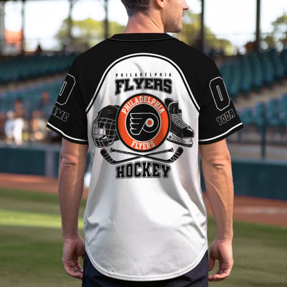 LIMITED EDITION - NEW CUSTOMIZED NHL27 PPF PHILADELPHIA FLYERS BASEBALL JERSEY