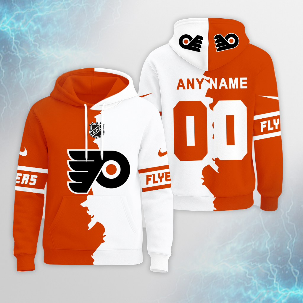LIMITED EDITION - NEW CUSTOMIZED NHL27 PPF PHILADELPHIA FLYERS UNISEX T-SHIRT, POLO, HOODIE & JACKETS