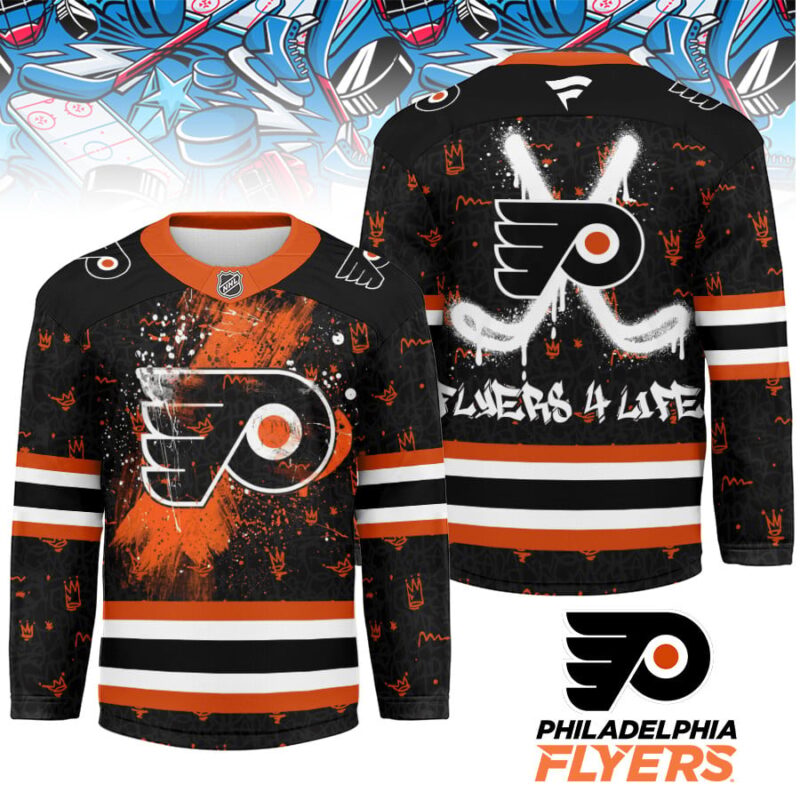 LIMITED EDITION - NEW CUSTOMIZED NHL27 PD FLYERS UNISEX HOCKEY JERSEY