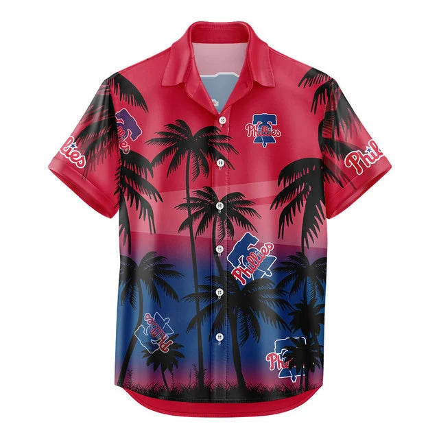 LIMITED EDITION - NEW CUSTOMIZED MLB11 PPS PHILADELPHIA PHILLIES UNISEX HAWAIIAN SHIRT & SHORTS SET