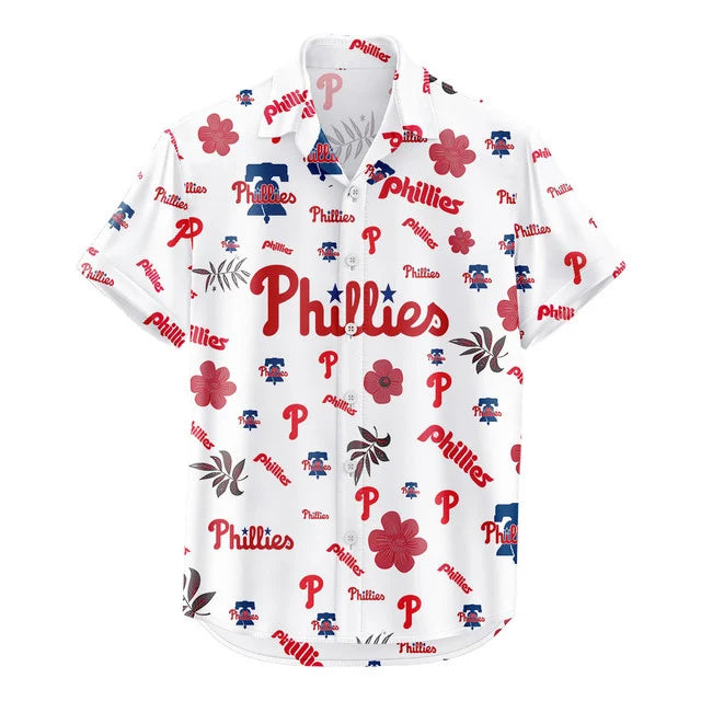 LIMITED EDITION - NEW CUSTOMIZED MLB11 PPS PHILADELPHIA PHILLIES UNISEX HAWAIIAN SHIRT & SHORTS SET