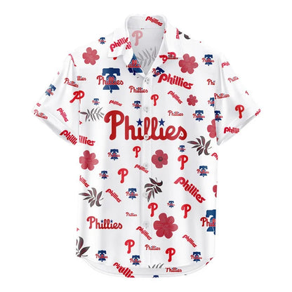 LIMITED EDITION - NEW CUSTOMIZED MLB11 PPS PHILADELPHIA PHILLIES UNISEX HAWAIIAN SHIRT & SHORTS SET
