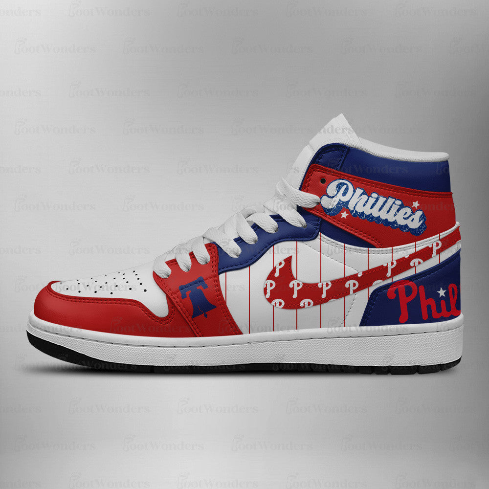 LIMITED EDITION - NEW CUSTOMIZED MLB11 PPS PHILADELPHIA PHILLIES AIR JORDAN SNEAKERS