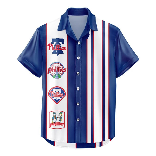 LIMITED EDITION - NEW CUSTOMIZED MLB11 PPS PHILADELPHIA PHILLIES UNISEX HAWAIIAN SHIRT