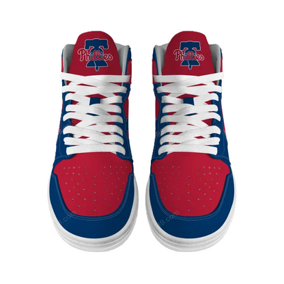 LIMITED EDITION - NEW CUSTOMIZED MLB11 PH PHILLIES AIR JORDAN SNEAKERS