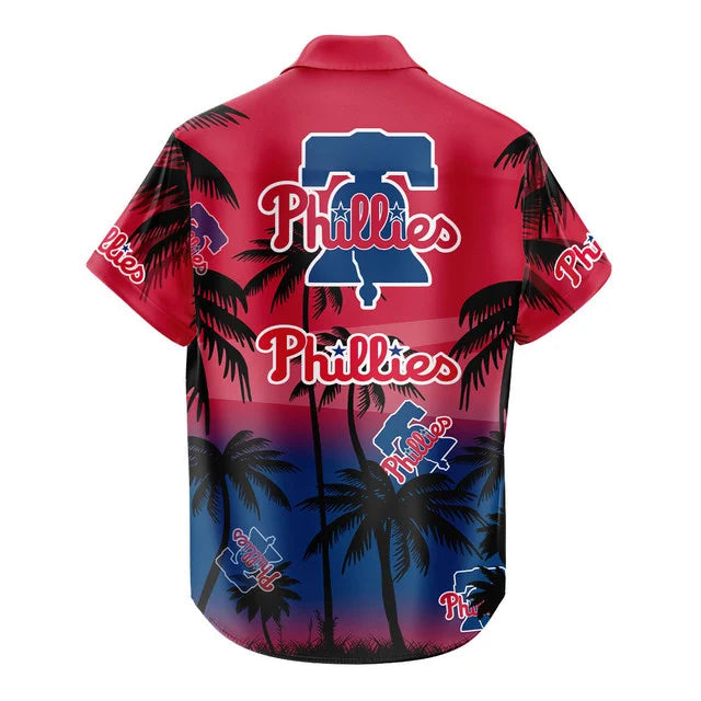 LIMITED EDITION - NEW CUSTOMIZED MLB11 PPS PHILADELPHIA PHILLIES UNISEX HAWAIIAN SHIRT & SHORTS SET