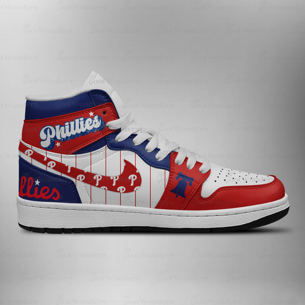 LIMITED EDITION - NEW CUSTOMIZED MLB11 PPS PHILADELPHIA PHILLIES AIR JORDAN SNEAKERS