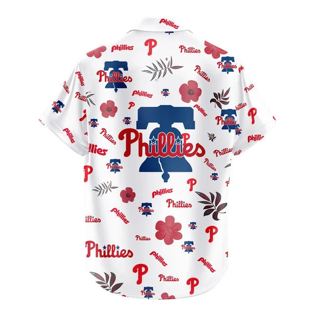 LIMITED EDITION - NEW CUSTOMIZED MLB11 PPS PHILADELPHIA PHILLIES UNISEX HAWAIIAN SHIRT & SHORTS SET