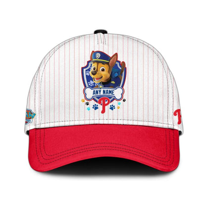 LIMITED EDITION - NEW CUSTOMIZED MLB11 PPS PHILADELPHIA PHILLIES x PAW PATROL BASEBALL JERSEY & CAP