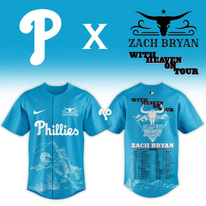 LIMITED EDITION - NEW CUSTOMIZED MLB11 PPS PHILADELPHIA PHILLIES x ZACH BRYAN BASEBALL JERSEY & CAP
