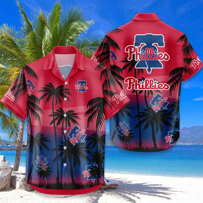 LIMITED EDITION - NEW CUSTOMIZED MLB11 PPS PHILADELPHIA PHILLIES UNISEX HAWAIIAN SHIRT & SHORTS SET