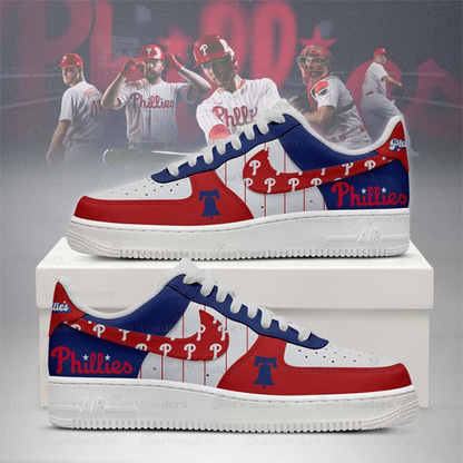 LIMITED EDITION - NEW CUSTOMIZED MLB11 PH PHILLIES AF1 SHOES