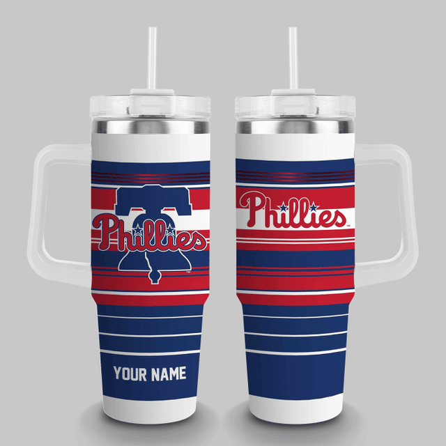 LIMITED EDITION - NEW CUSTOMIZED MLB11 PH PHILLIES TUMBLER CUP