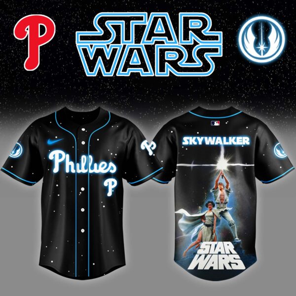 LIMITED EDITION - NEW CUSTOMIZED MLB11 PH PHILLIES x STAR WARS BASEBALL JERSEY