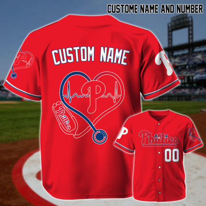 LIMITED EDITION - NEW CUSTOMIZED MLB11 PH PHILLIES BASEBALL JERSEY
