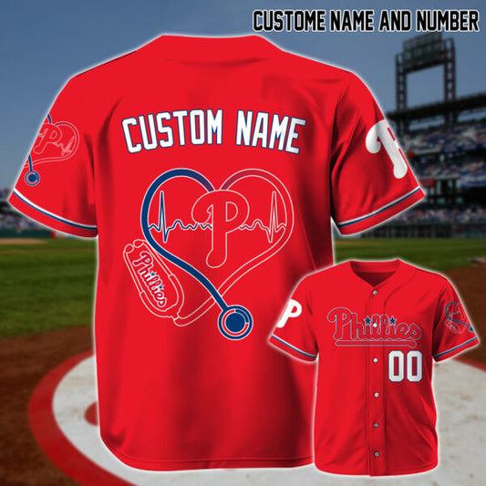 LIMITED EDITION - NEW CUSTOMIZED MLB11 PH PHILLIES BASEBALL JERSEY