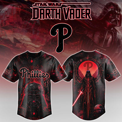 LIMITED EDITION - NEW CUSTOMIZED MLB11 PPS PHILADELPHIA PHILLIES x STAR WARS BASEBALL JERSEY