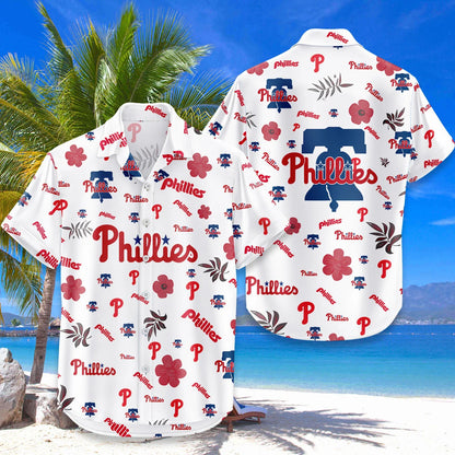 LIMITED EDITION - NEW CUSTOMIZED MLB11 PPS PHILADELPHIA PHILLIES UNISEX HAWAIIAN SHIRT & SHORTS SET