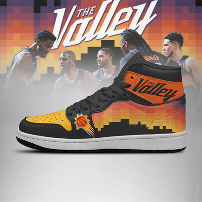 [HOT DEAL] NEW CUSTOMIZED NBA21 PSU PHOENIX SUNS AIR JORDAN SNEAKERS