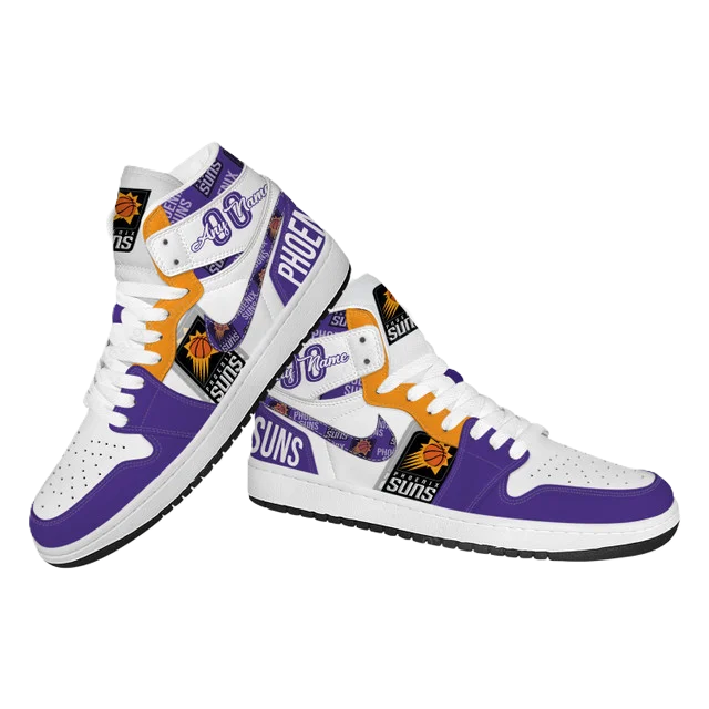 [HOT DEAL] NEW CUSTOMIZED NBA21 PSU PHOENIX SUNS AIR JORDAN SNEAKERS
