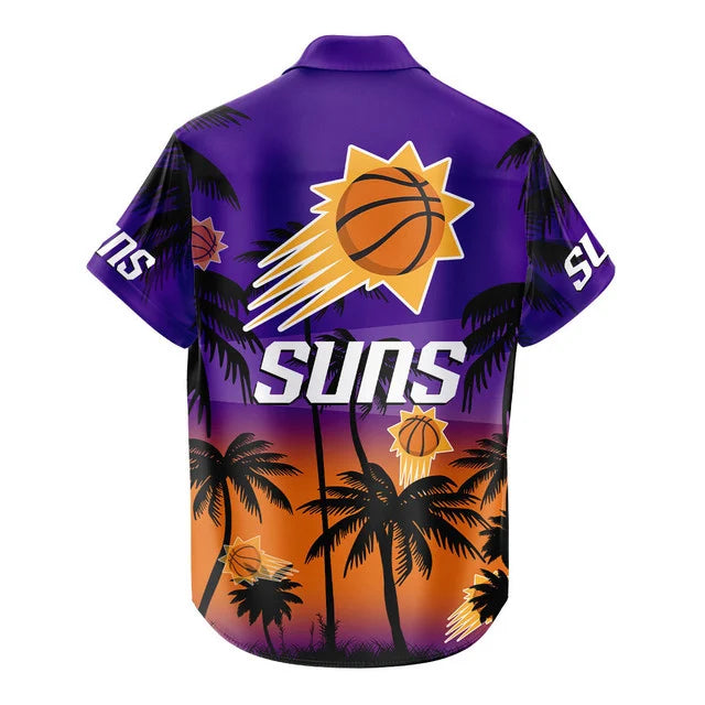LIMITED EDITION - NEW CUSTOMIZED NBA21 PSU PHOENIX SUNS UNISEX HAWAIIAN SHIRT & SHORTS SET