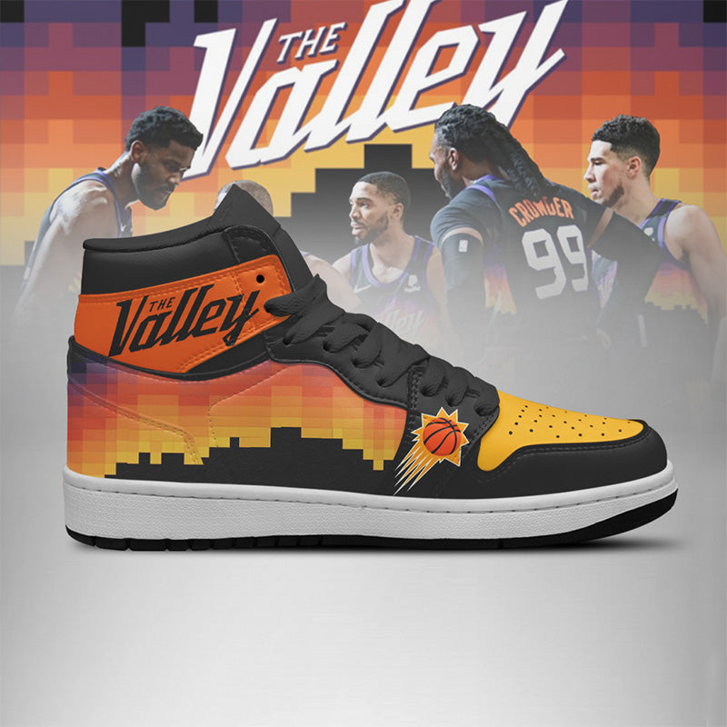 [HOT DEAL] NEW CUSTOMIZED NBA21 PSU PHOENIX SUNS AIR JORDAN SNEAKERS