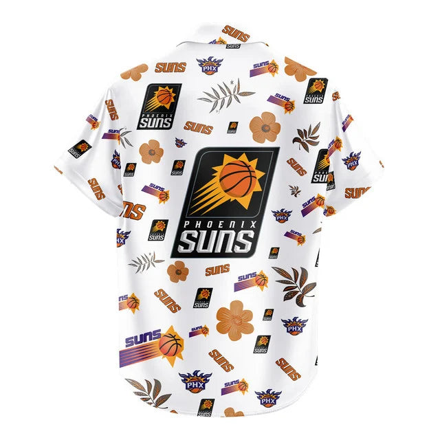 LIMITED EDITION - NEW CUSTOMIZED NBA21 PSU PHOENIX SUNS UNISEX HAWAIIAN SHIRT & SHORTS SET