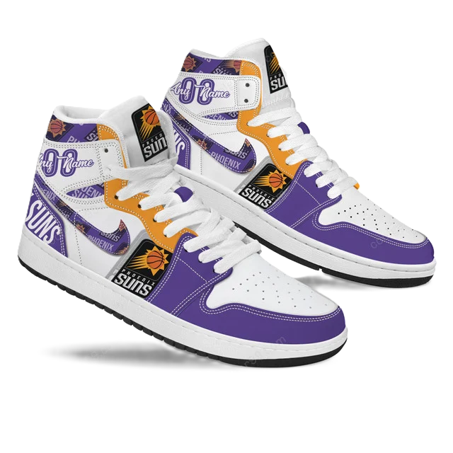 [HOT DEAL] NEW CUSTOMIZED NBA21 PSU PHOENIX SUNS AIR JORDAN SNEAKERS