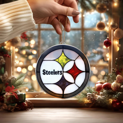 LIMITED EDITION - NEW CUSTOMIZED NFL14 PSB PITTSBURGH STEELERS ACRYLIC ORNAMENT