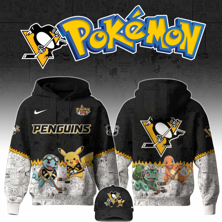 LIMITED EDITION - NEW CUSTOMIZED NHL26 PBP PITTSBURGH PENGUINS X POKÉMON T-SHIRT, SWEATSHIRT, HOODIE & ZIP HOODIE