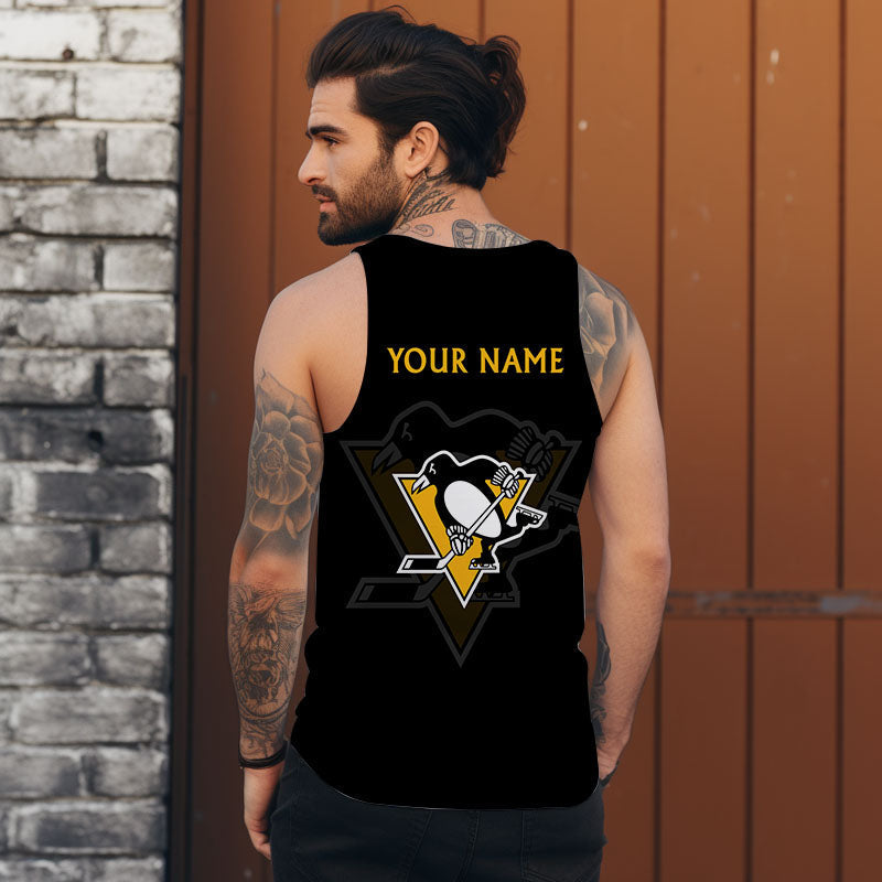 LIMITED EDITION - NEW CUSTOMIZED NHL26 PBP PITTSBURGH PENGUINS UNISEX TANK TOP
