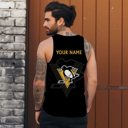 LIMITED EDITION - NEW CUSTOMIZED NHL26 PBP PITTSBURGH PENGUINS UNISEX TANK TOP