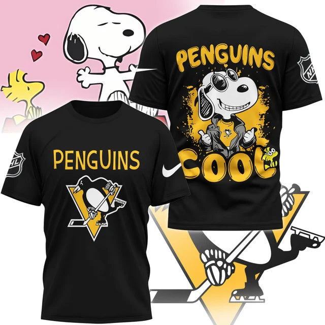LIMITED EDITION - NEW CUSTOMIZED NHL26 PBP PITTSBURGH PENGUINS X SNOOPY T-SHIRT, SWEATSHIRT, HOODIE & ZIP HOODIE