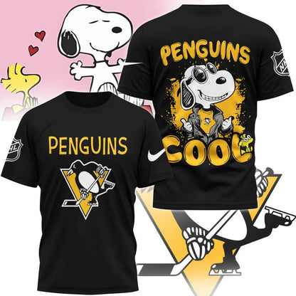 LIMITED EDITION - NEW CUSTOMIZED NHL26 PBP PITTSBURGH PENGUINS X SNOOPY T-SHIRT, SWEATSHIRT, HOODIE & ZIP HOODIE