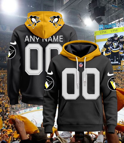 LIMITED EDITION - NEW CUSTOMIZED NHL26 PBP PITTSBURGH PENGUINS UNISEX T-SHIRT, POLO, HOODIE & JACKETS