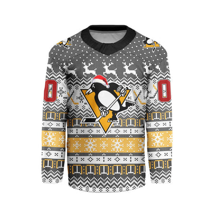 LIMITED EDITION - NEW CUSTOMIZED NHL26 PBP PITTSBURGH PENGUINS LONG SLEEVED T-SHIRT