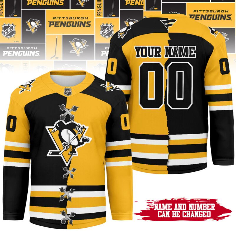 [SUPER SALE] NEW CUSTOMIZED NHL26 PBP PITTSBURGH PENGUINS UNISEX HOCKEY JERSEY