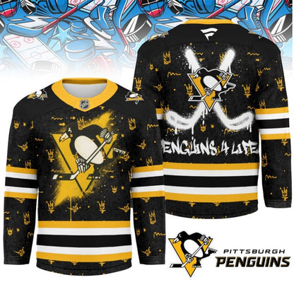 LIMITED EDITION - NEW CUSTOMIZED NHL26 PB PENGUINS UNISEX HOCKEY JERSEY