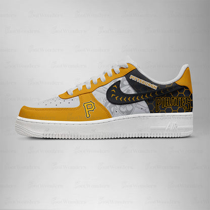 LIMITED EDITION - NEW CUSTOMIZED MLB29 PB PIRATES AF1 SHOES