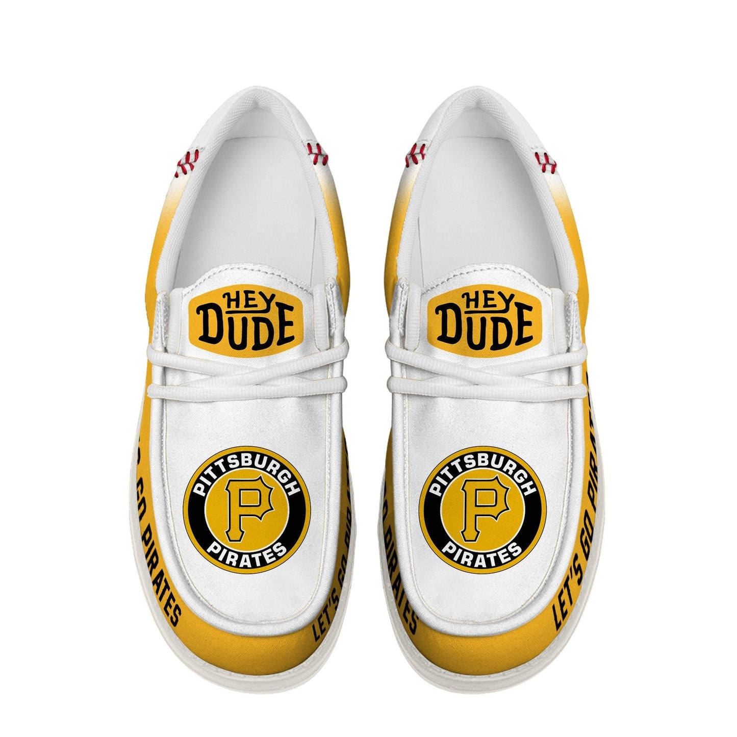 LIMITED EDITION - NEW CUSTOMIZED MLB29 PHP PITTSBURGH PIRATES LOAFER SHOES