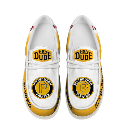 LIMITED EDITION - NEW CUSTOMIZED MLB29 PHP PITTSBURGH PIRATES LOAFER SHOES
