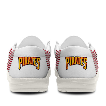 LIMITED EDITION - NEW CUSTOMIZED MLB29 PHP PITTSBURGH PIRATES LOAFER SHOES