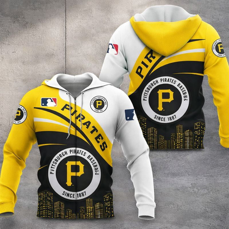 LIMITED EDITION - NEW CUSTOMIZED MLB29 PHP PITTSBURGH PIRATES UNISEX T-SHIRT, POLO, HOODIE & JACKETS