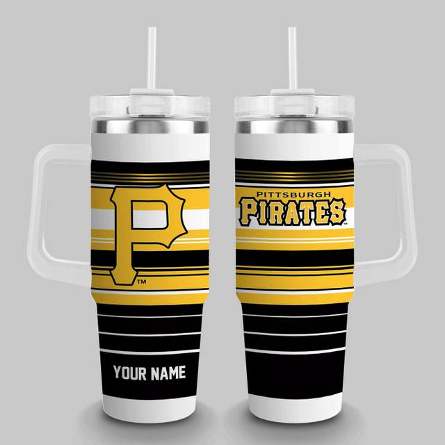 LIMITED EDITION - NEW CUSTOMIZED MLB29 PB PIRATES TUMBLER CUP