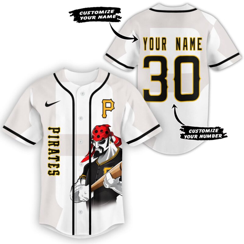LIMITED EDITION - NEW CUSTOMIZED MLB29 PHP PITTSBURGH PIRATES BASEBALL JERSEY