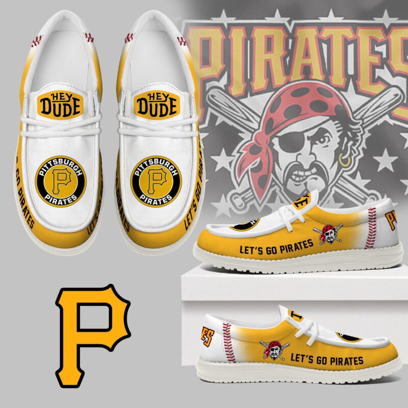 LIMITED EDITION - NEW CUSTOMIZED MLB29 PHP PITTSBURGH PIRATES LOAFER SHOES