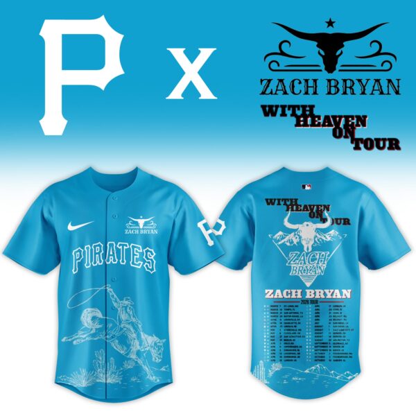 LIMITED EDITION - NEW CUSTOMIZED MLB29 PHP PITTSBURGH PIRATES x ZACH BRYAN BASEBALL JERSEY & CAP